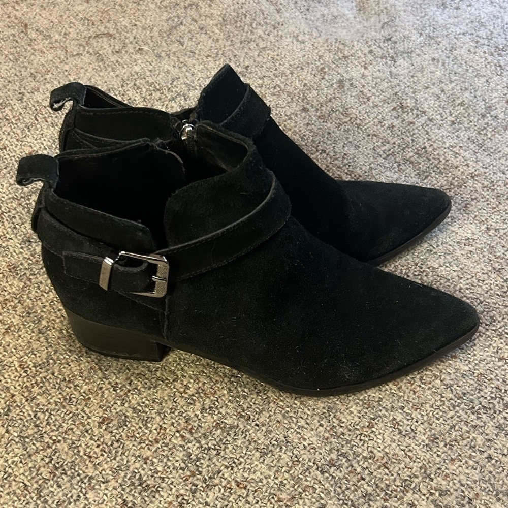 Marc Fisher Black Suede Boots